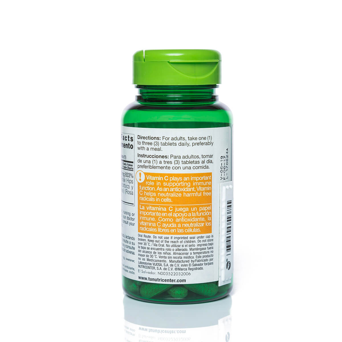 Vitamin C 500mg with Rose Hips - Imagen 3