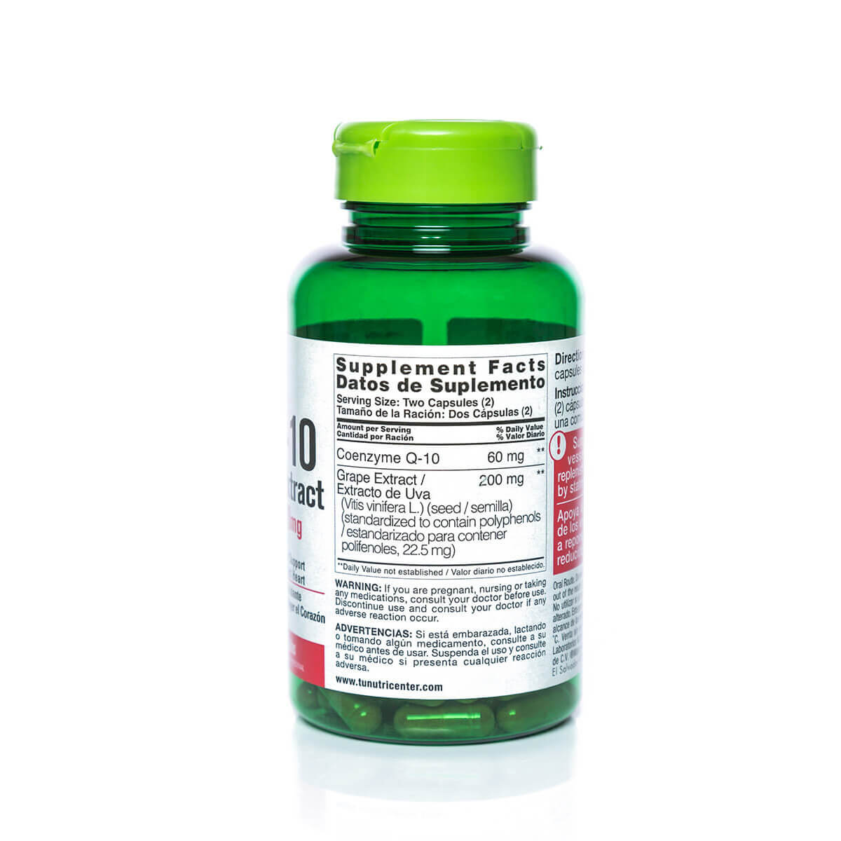 CoQ-10 & Grape Extract 60/200mg - Imagen 2