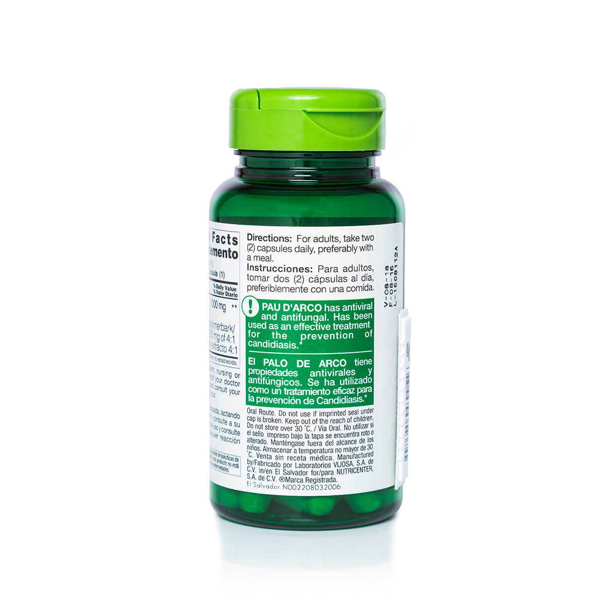 Double Strength Pau d' Arco 1000mg - Imagen 3