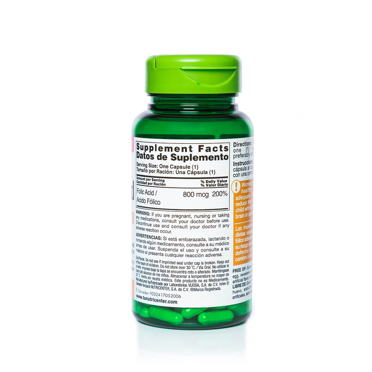 Folic Acid 800mcg - Imagen 2