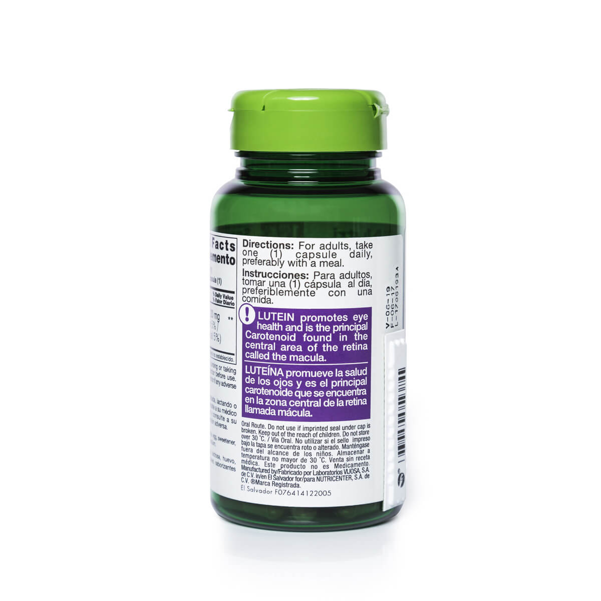 Lutein Natural Carotenoid 20mg - Imagen 3
