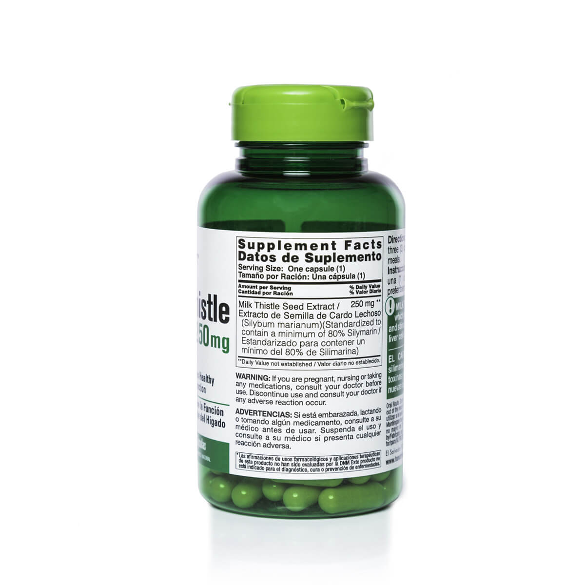 Standardized Milk Thistle 250mg - Imagen 2