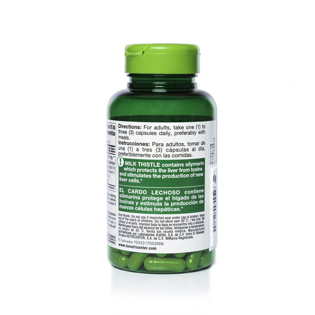 Standardized Milk Thistle 250mg - Imagen 3