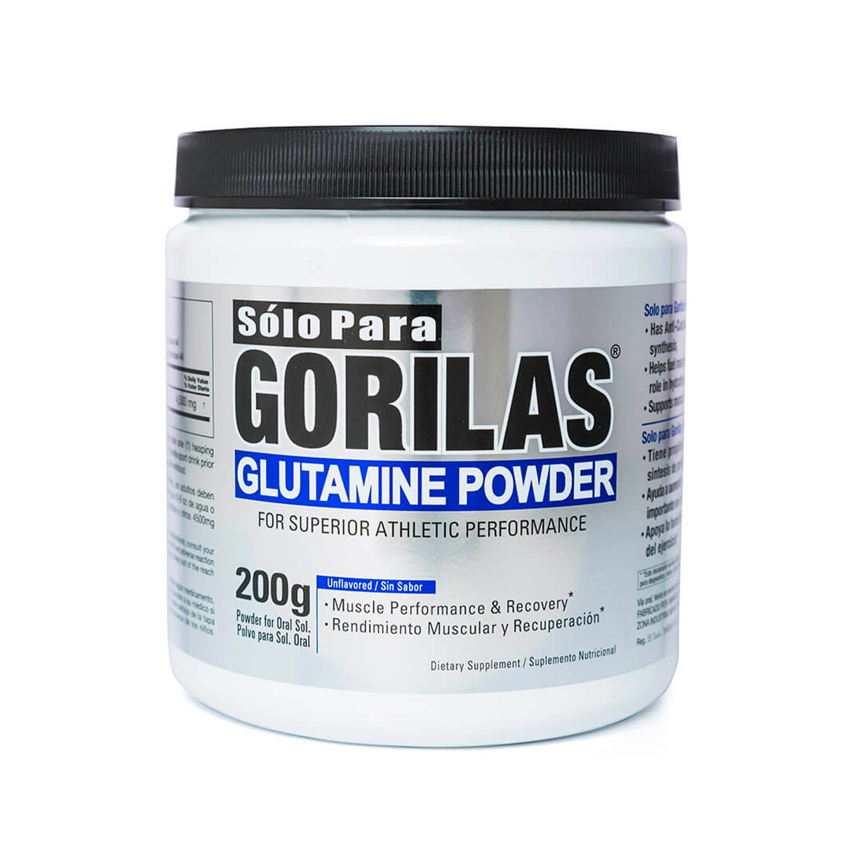 Sólo para Gorilas Glutamine Powder 200g