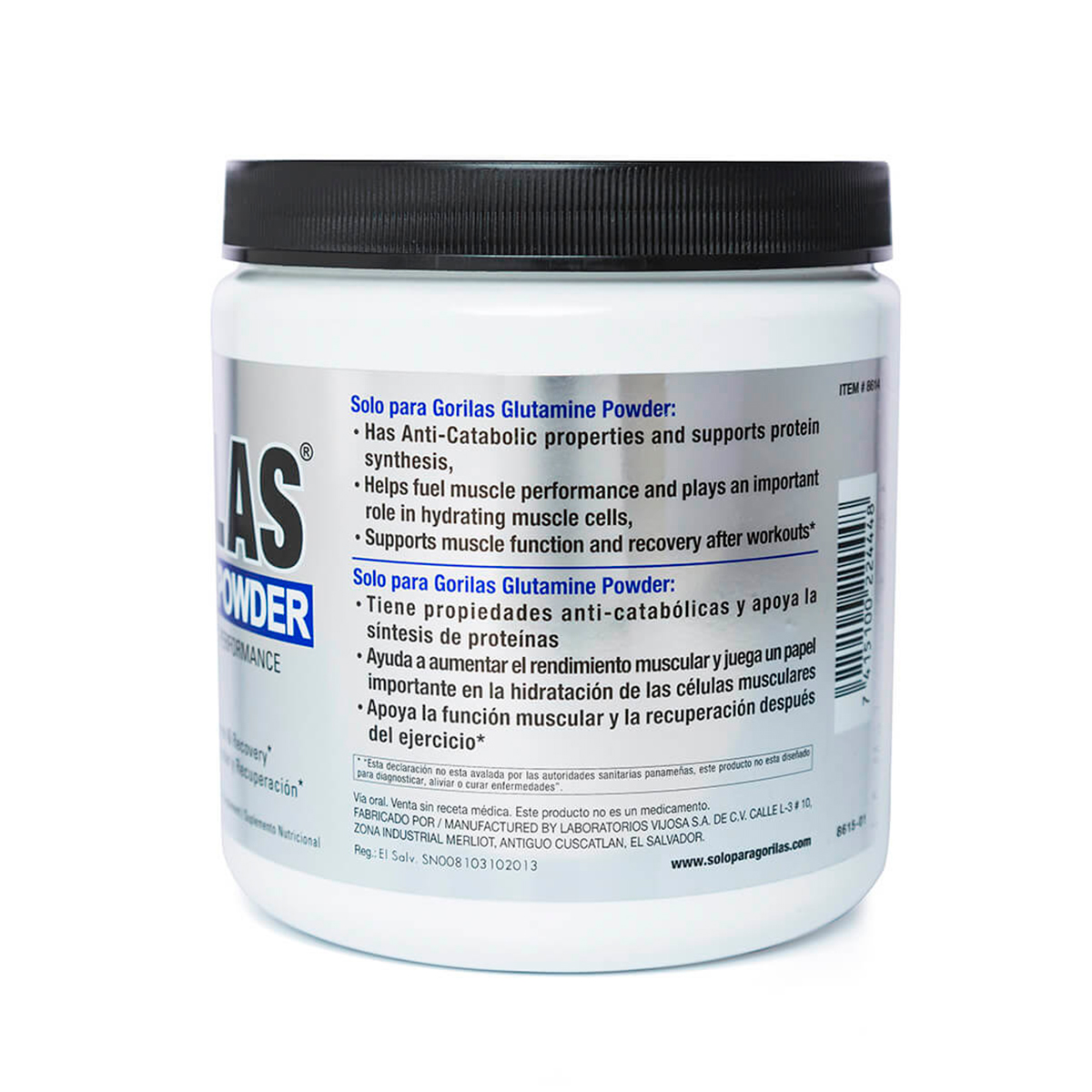 Sólo para Gorilas Glutamine Powder 200g - Imagen 2