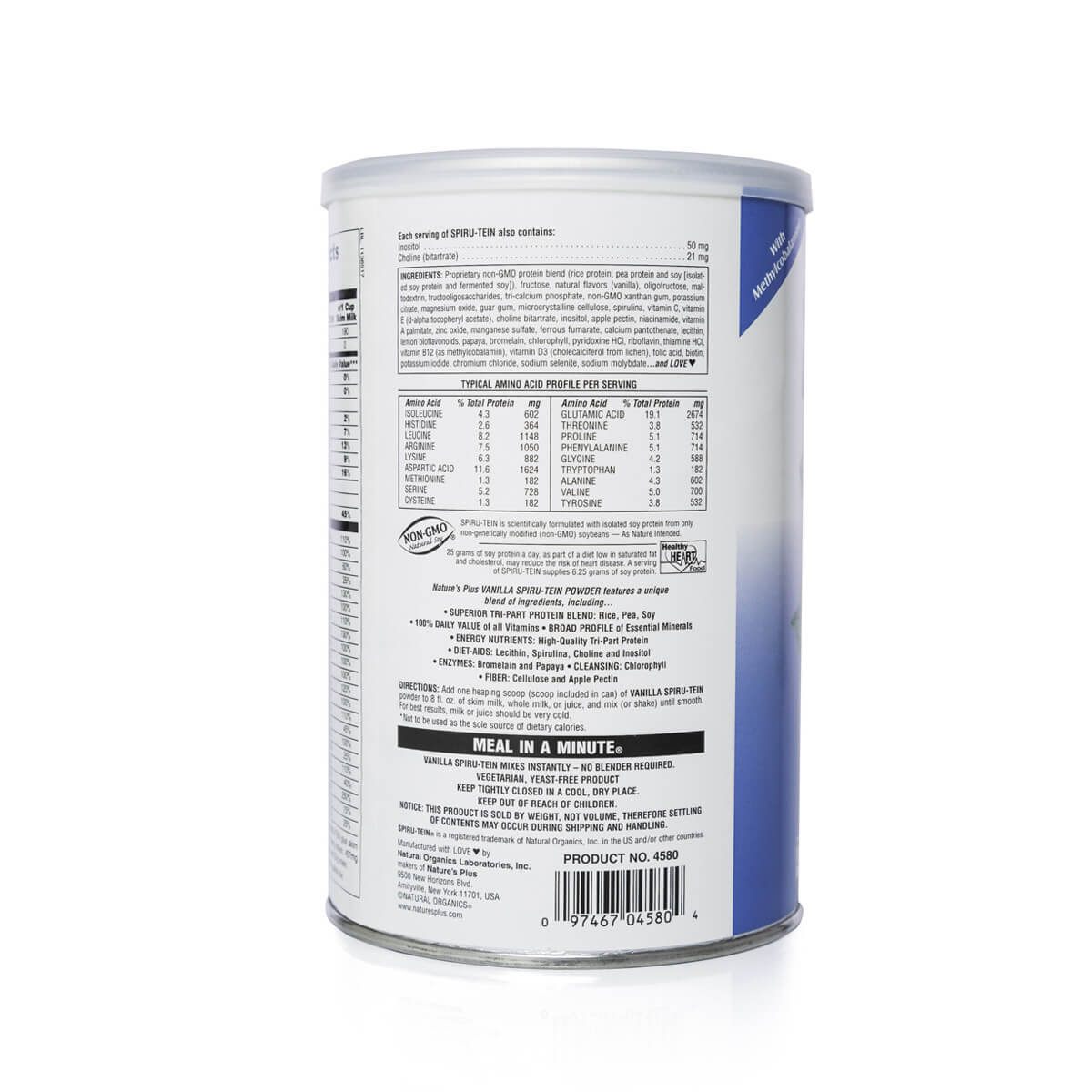 Spiru-Tein Vanilla 1.06lbs - Imagen 3