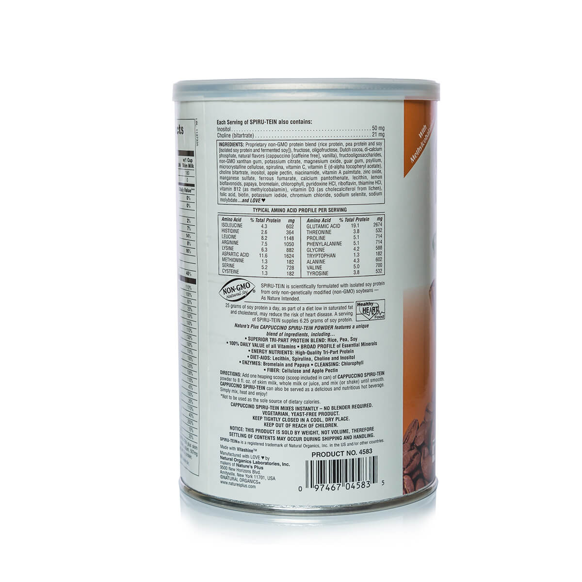 Spiru-Tein Cappuccino - Imagen 3