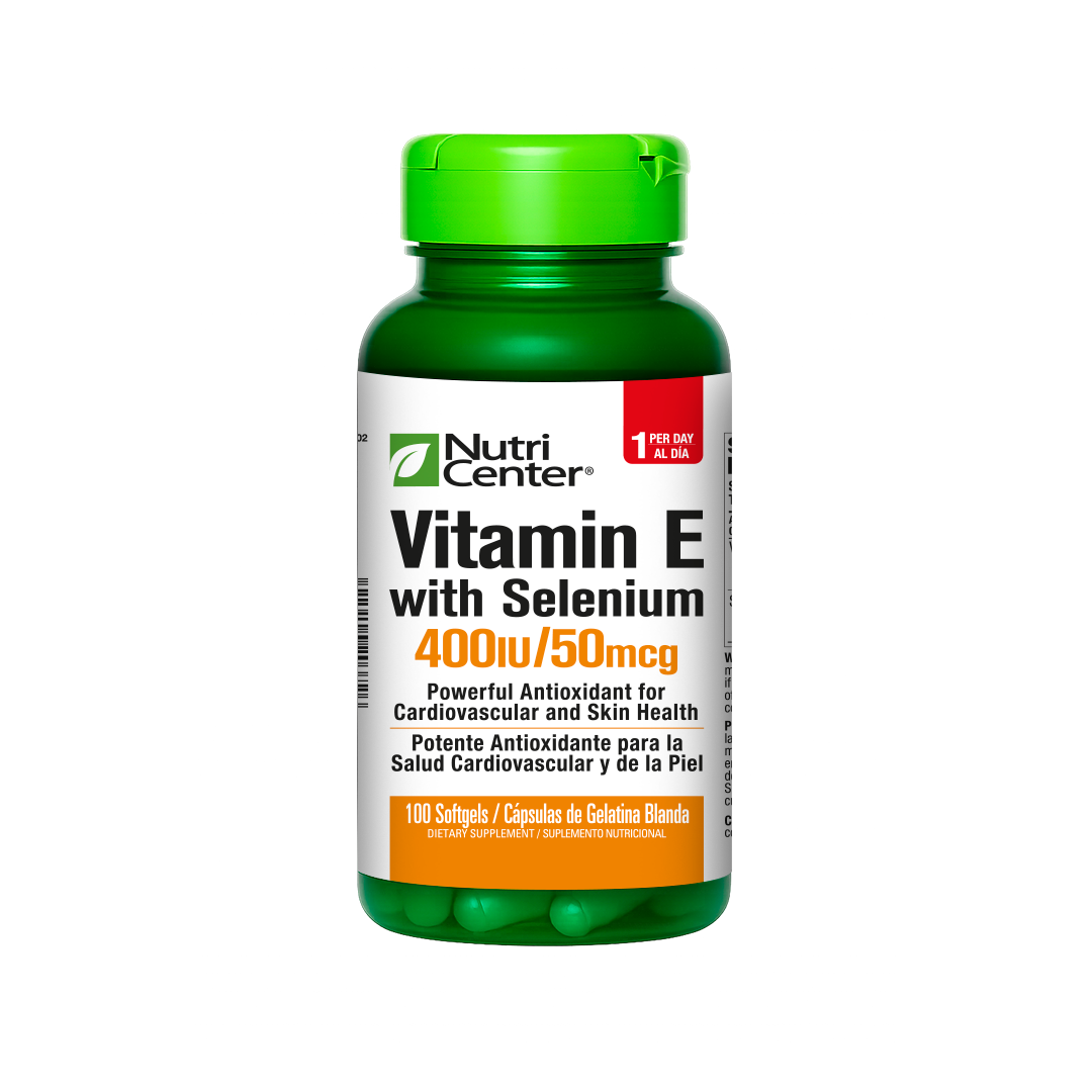 Vitamin E with Selenium 400I.U/50mcg