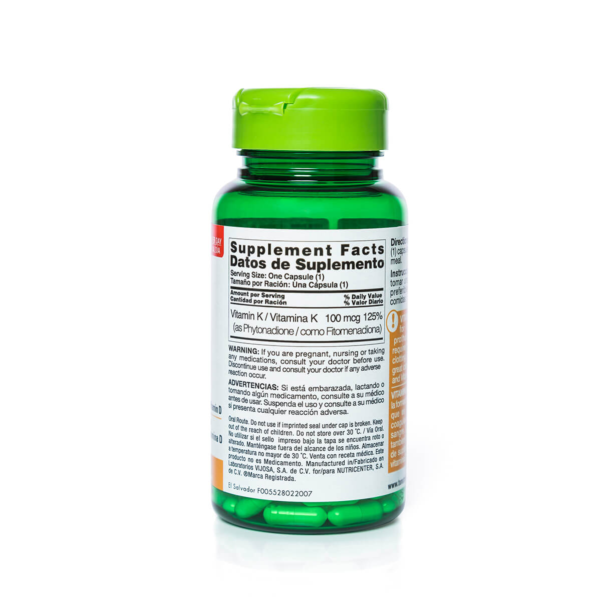 Vitamin K 100mcg - Imagen 2