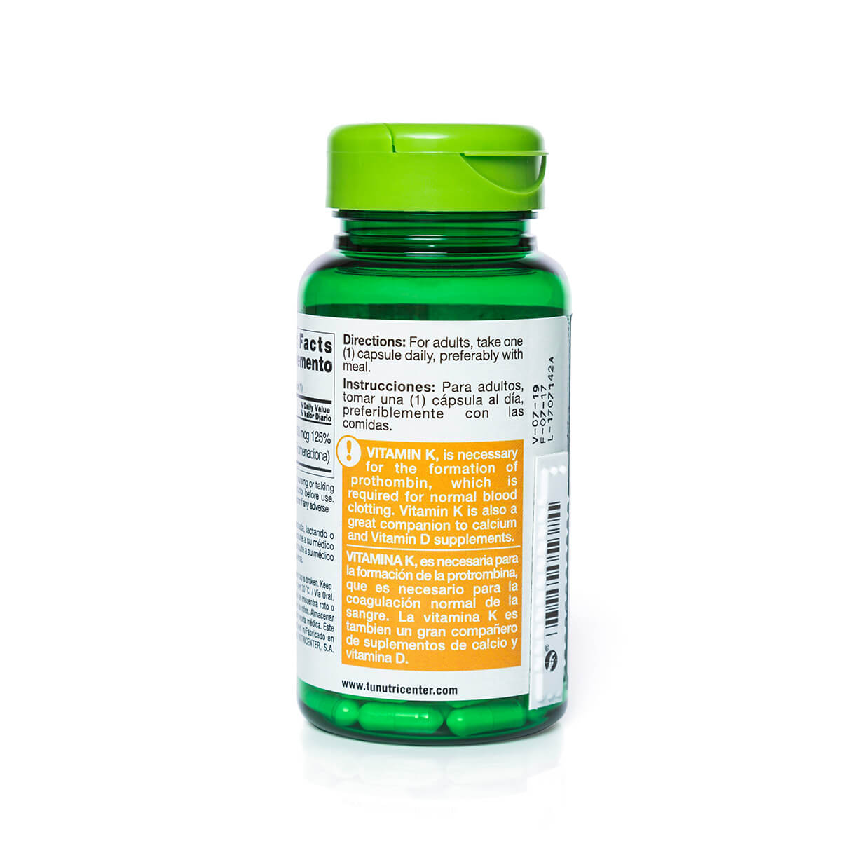 Vitamin K 100mcg - Imagen 3